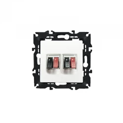 PRIME ΠΡΙΖΑ ΗΧΕΙΩΝ ΔΙΠΛΗ ΜΕ ΚΛΙΠ 36-230VAC IP20 ΛΕΥΚΗ ACA