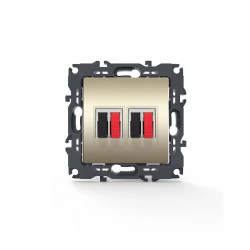 PRIME ΠΡΙΖΑ ΗΧΕΙΩΝ ΔΙΠΛΗ ΜΕ ΚΛΙΠ 36-230VAC IP20 MAT ΣΑΜΠΑΝΙΖΕ ACA