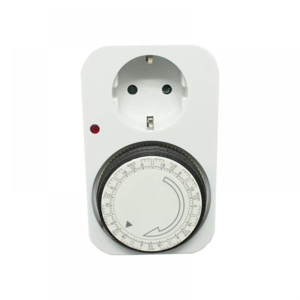 MECHANICAL DAILY TIME SWITCH, SCHUKO SOCKET ACA