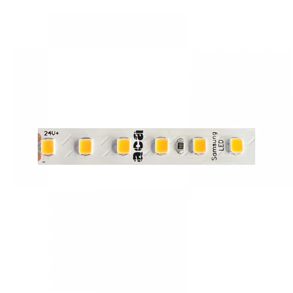 ΛΩΡΙΔΑ SAMSUNG LED 5M 7.7W/M 1280LM/M 24V DC IP20 3000K Ra80 8mm 5YRS ACA