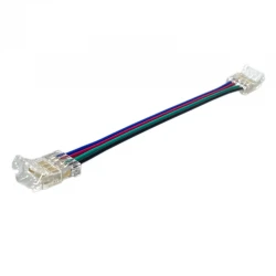 ΕΝΔΙΑΜΕΣΟΣ ΣΥΝΔΕΣΜΟΣ ΜΕ ΚΑΛΩΔΙΟ ΓΙΑ 10mm RGB COB ΛΩΡΙΔΑ LED ACA