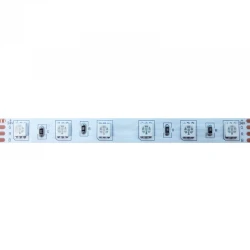 ΛΩΡΙΔΑ LED 5M 14.4W/M 24V DC IP20 RGB 10mm ACA