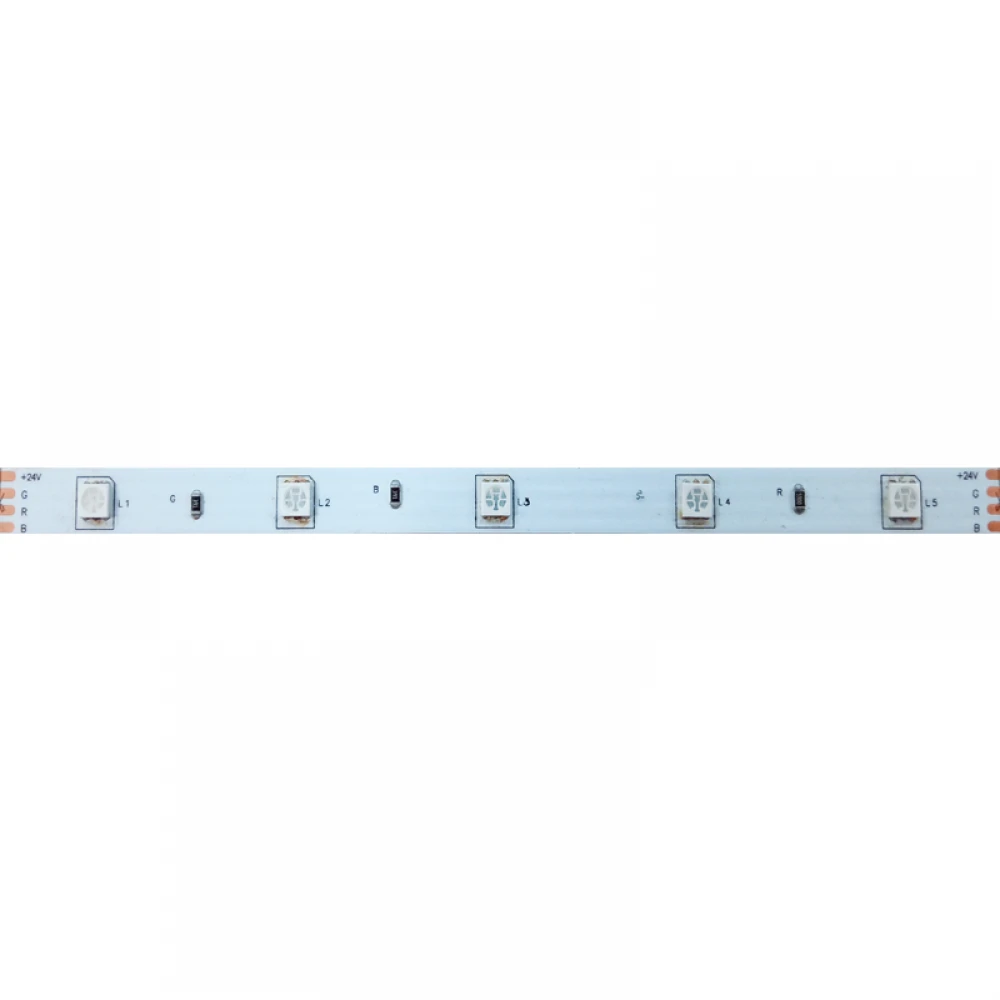 ΛΩΡΙΔΑ LED 5M 7.2W/M 24V DC IP20 RGB 10mm ACA