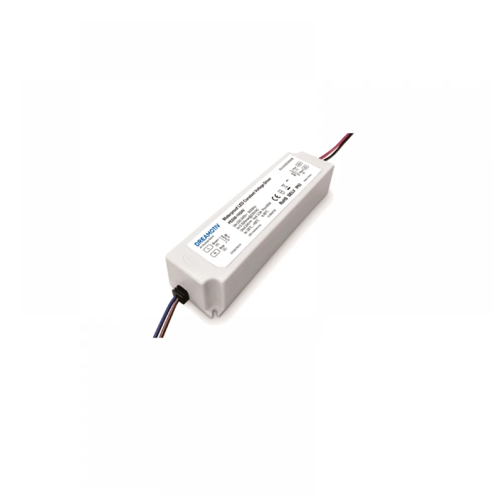 LED CV PLASTIC DRIVER 60W 230V AC- 24V DC 2.5A IP65 5YRS DREAMOTIV(EUCHIPS BRAND) - ON/OFF CONSTANT VOLTAGE 2.5A