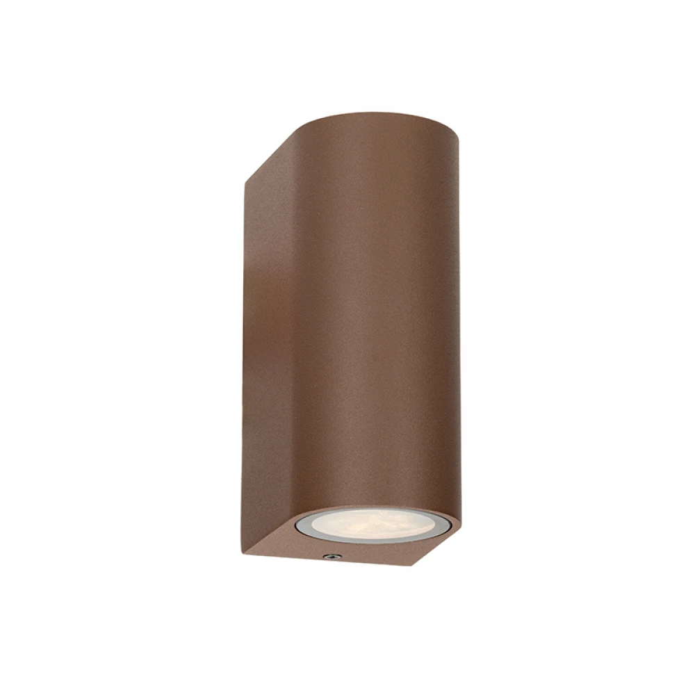 GU10 WALL LUMINAIRE 230V AC RUSTY IP65 MAX.2X35W ACA