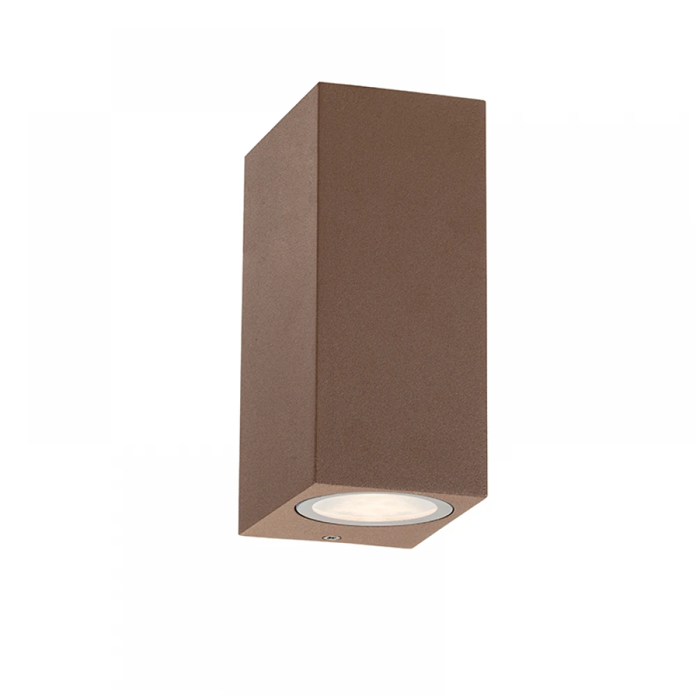 GU10 WALL LUMINAIRE 230V AC RUSTY IP65  MAX.2X35W ACA