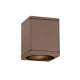 GU10 SQUARE CEILING LUMINAIRE 230V AC RUSTY IP65 GU10 MAX.35W ACA