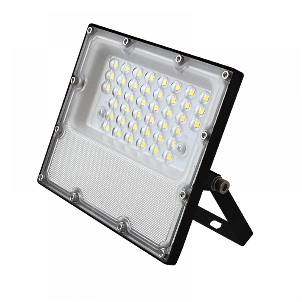 LED SMD BLACK FLOOD LUMINAIRE IP65 10W 6000K 1200Lm 100-277V AC RA80 IK08 5YRS BREATHING VALVE ACA