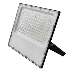 LED SMD BLACK FLOOD LUMINAIRE IP65 150W 6000K 18000Lm 100-277V AC RA80 IK08 5YRS BREATHING VALUE ACA