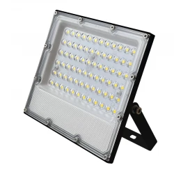LED SMD BLACK FLOOD LUMINAIRE IP65 20W 6000K 2400Lm 100-277V AC RA80 IK08 5YRS BREATHING VALUE ACA