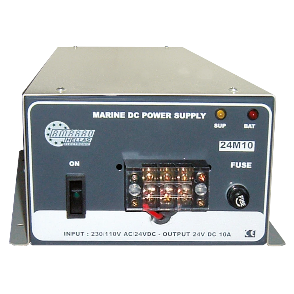 24M-10 ΣΤΑΘΕΡΟΠΟΙΗΜΕΝO ΤΡΟΦΟΔΟΤΙΚO MARINE ΔΥΟ ΕΙΣΟΔΩΝ (DUAL INPUT) 10A AMARAD