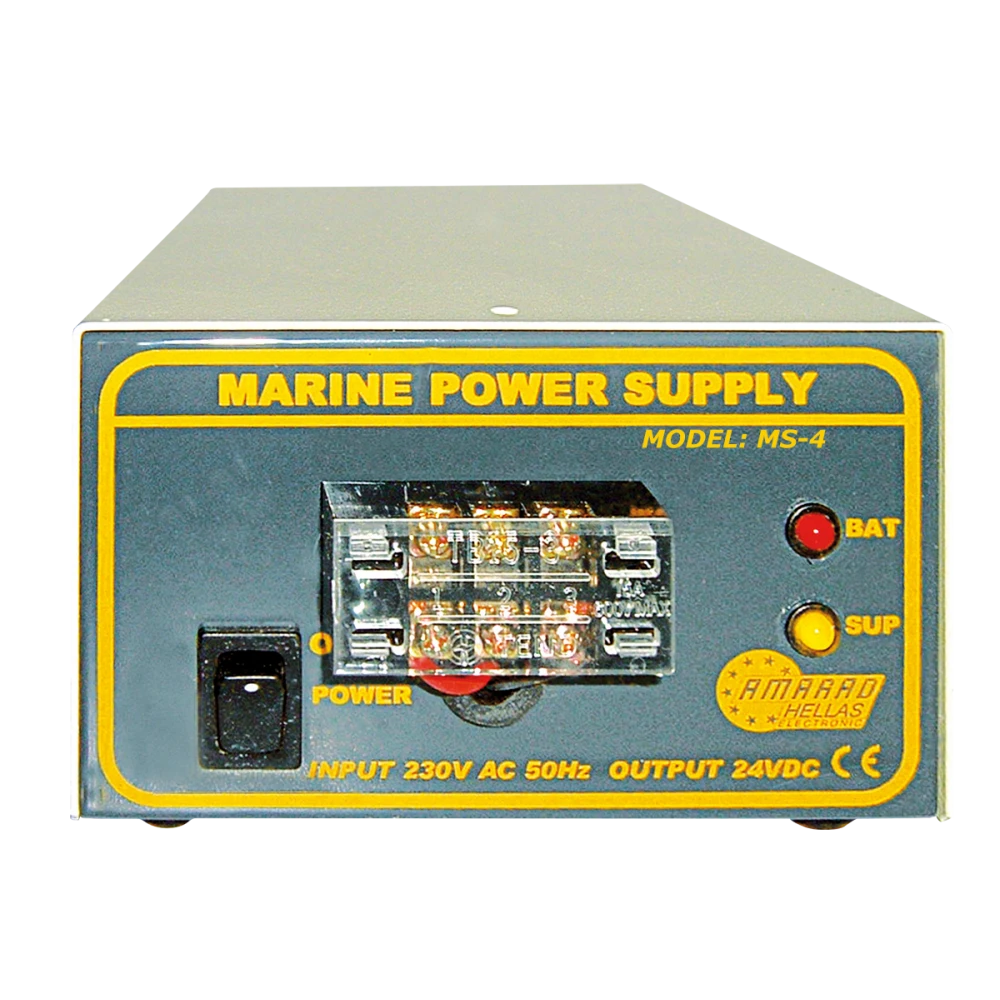 MS-4 MH ΣΤΑΘΕΡΟΠΟΙΗΜΕΝO ΤΡΟΦΟΔΟΤΙΚO MARINE ΔΥΟ ΕΙΣΟΔΩΝ (DUAL INPUT) AMARAD