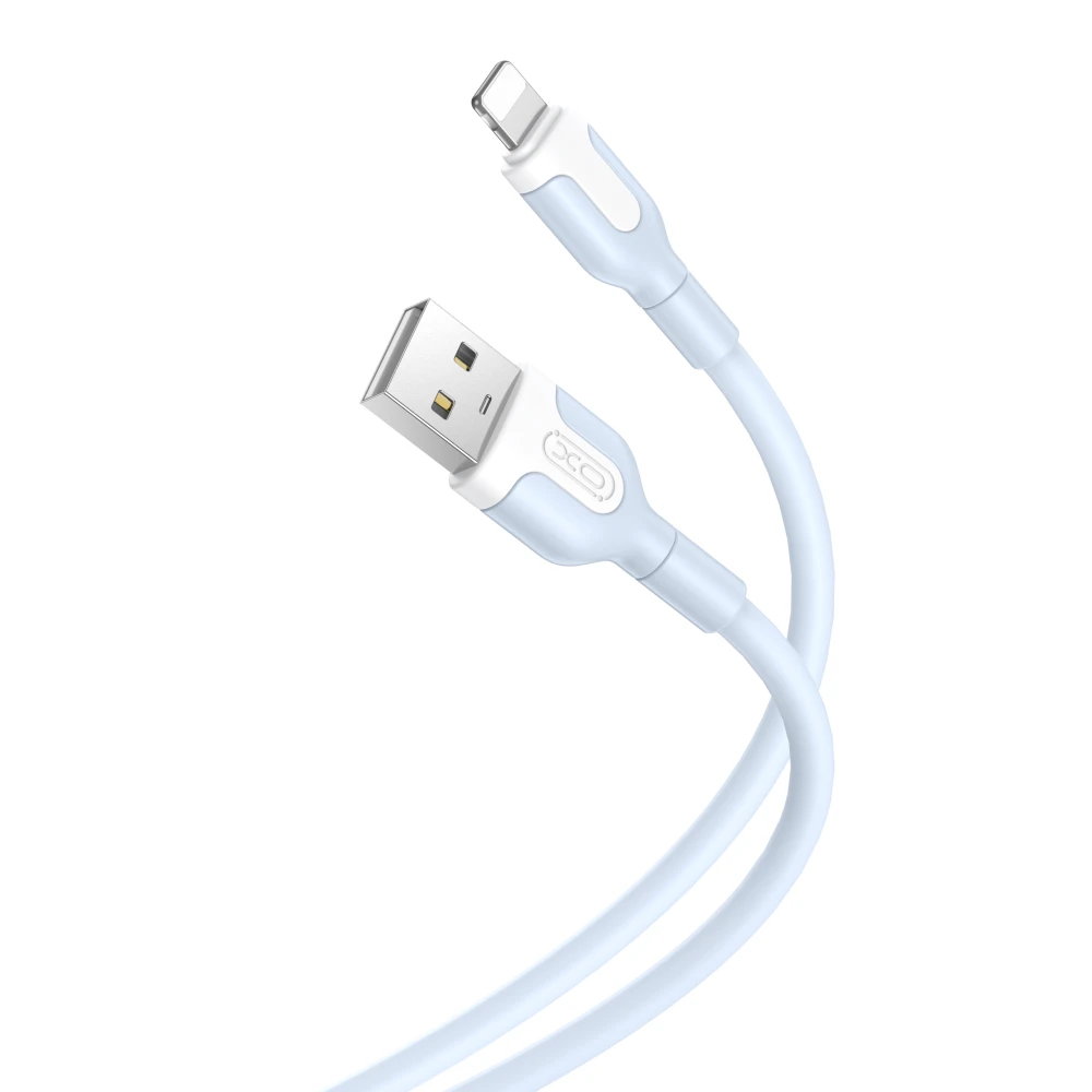 XO-NB227 LIGHTNING USB 2.O SILICONE CABLE 6A καλώδιο φόρτισης και μεταφοράς δεδομένων - AMARAD