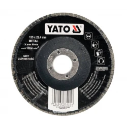 ΔΙΣΚΟΣ ΦΤΕΡΟΥ ΚΥΡΤΟΣ YATO - 60-GRIT