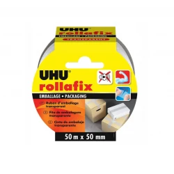 ΤΑΙΝΙΑ ΣΥΣΚΕΥΑΣΙΑΣ ΔΙΑΦΑΝΗ ROLLAFIX  50MX50MM UHU