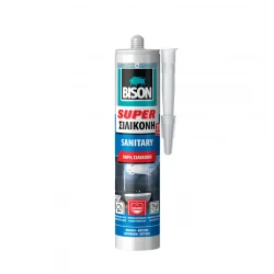 ΣΙΛΙΚΟΝΗ SUPER ΑΝΤΙΜΟΥΧΛΙΚΗ ΔΙΑΦΑΝΗ 280ml (ΜΠΑΝΙΟ) BISON