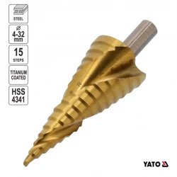 ΤΡΥΠΑΝΙ ΚΩΝΙΚΟ ΤΙΤΑΝΙΟΥ 4-32mm YT-44748