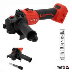 ΤΡΟΧΟΣ ΓΩΝΙΑΚΟΣ BL18V 125MM BODY YT-828253