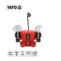 ΔΙΔΥΜΟΣ ΤΡΟΧΟΣ 150W 125ΜΜ YATO YT-822100