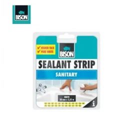 SEALANTSTRIP ΤΑΙΝΙΑ ΑΡΜΩΝ ΛΕΥΚΗ 22MMX3.35M BLISTER BISON