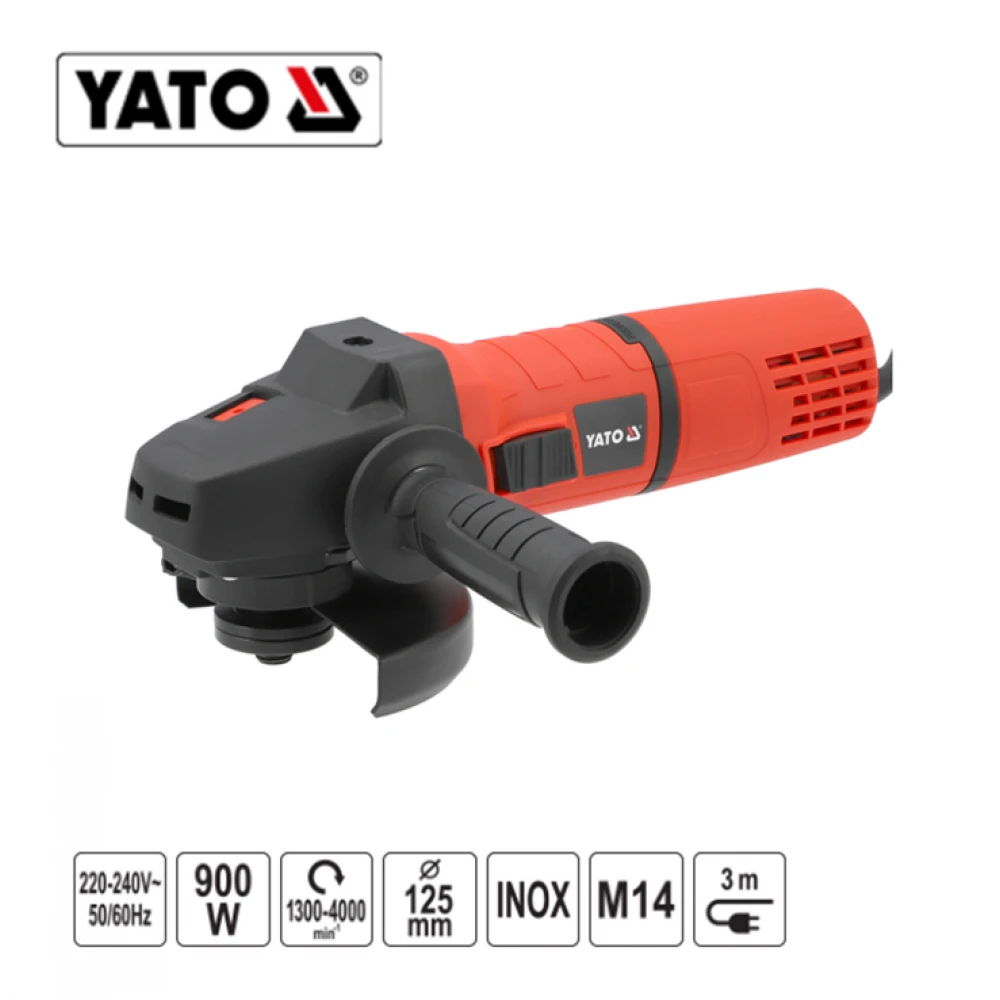 ΤΡΟΧΟΣ ΓΩΝΙΑΚΟΣ ΙΝΟΧ ΡΥΘΜΙΖ 900W/125MM YT-82096