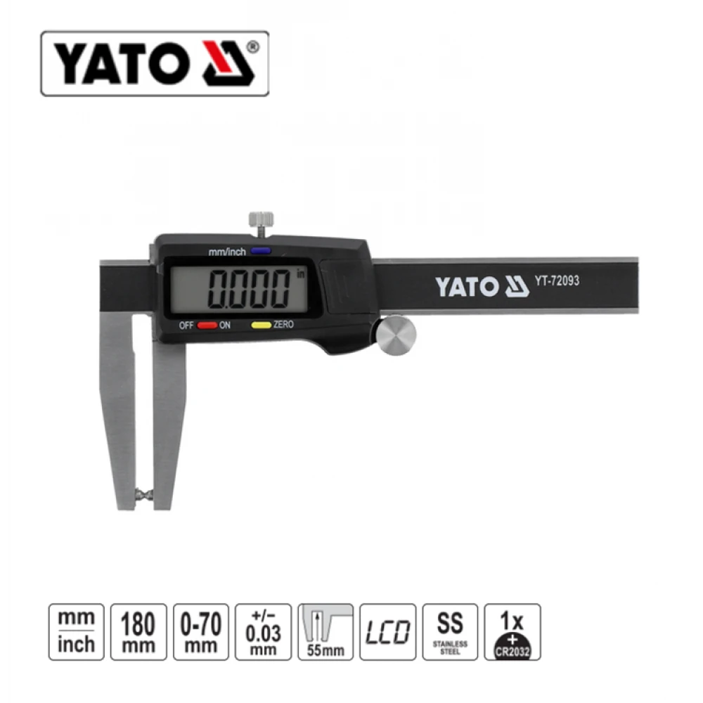 ΠΑΧΥΜΕΤΡΟ ΔΙΣΚΟΦΡΕΝΩΝ VOREL ΥΤ-72093