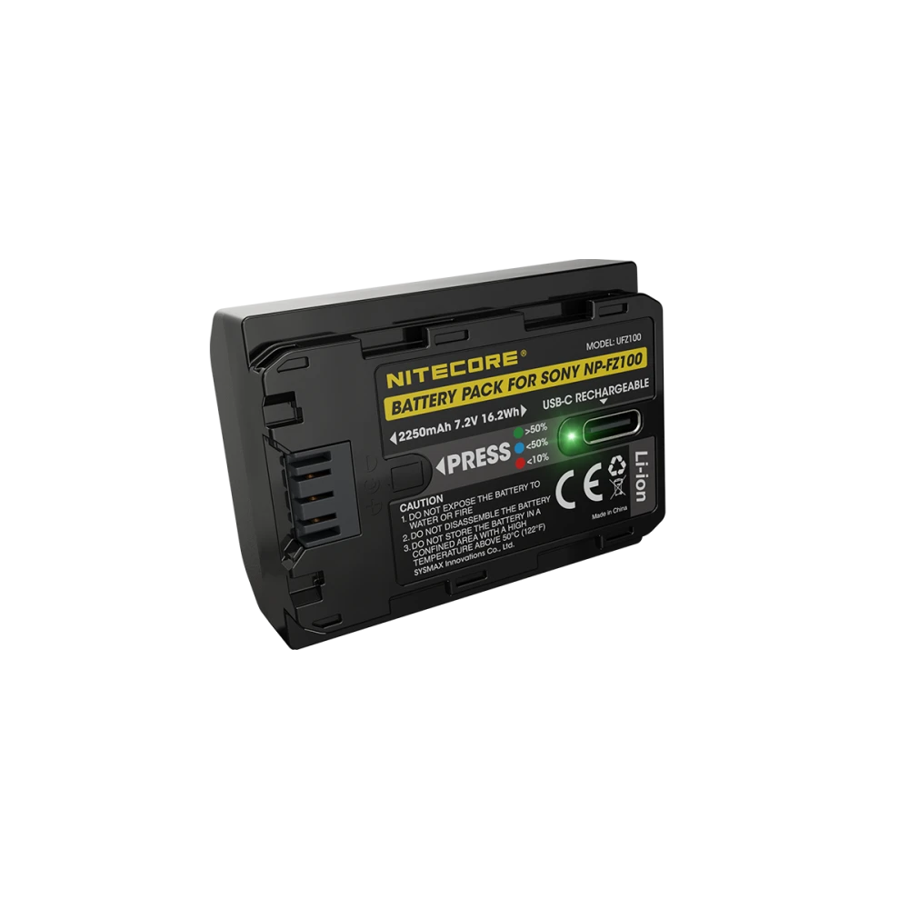 ΜΠΑΤΑΡΙΑ NITECORE for SONY UFZ-100, 7.2V , 2250mAh, 16.2Wh