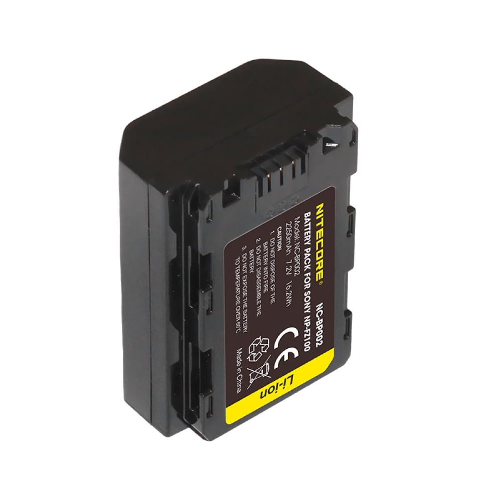 ΜΠΑΤΑΡΙΑ NITECORE for SONY NP-FZ100, 7.2V , 2250mAh, 16.2Wh