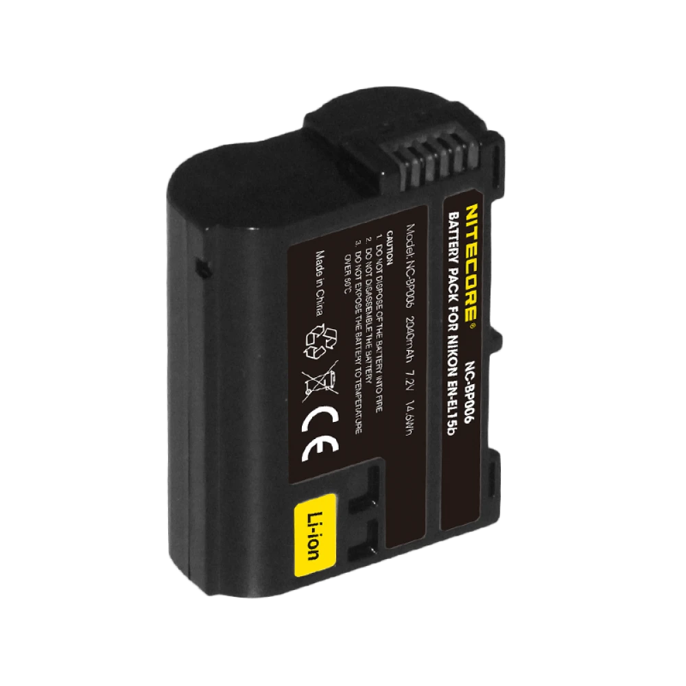 ΜΠΑΤΑΡΙΑ NITECORE for Nikon EN-EL15b, 7.2V , 2040mAh, 14.6Wh