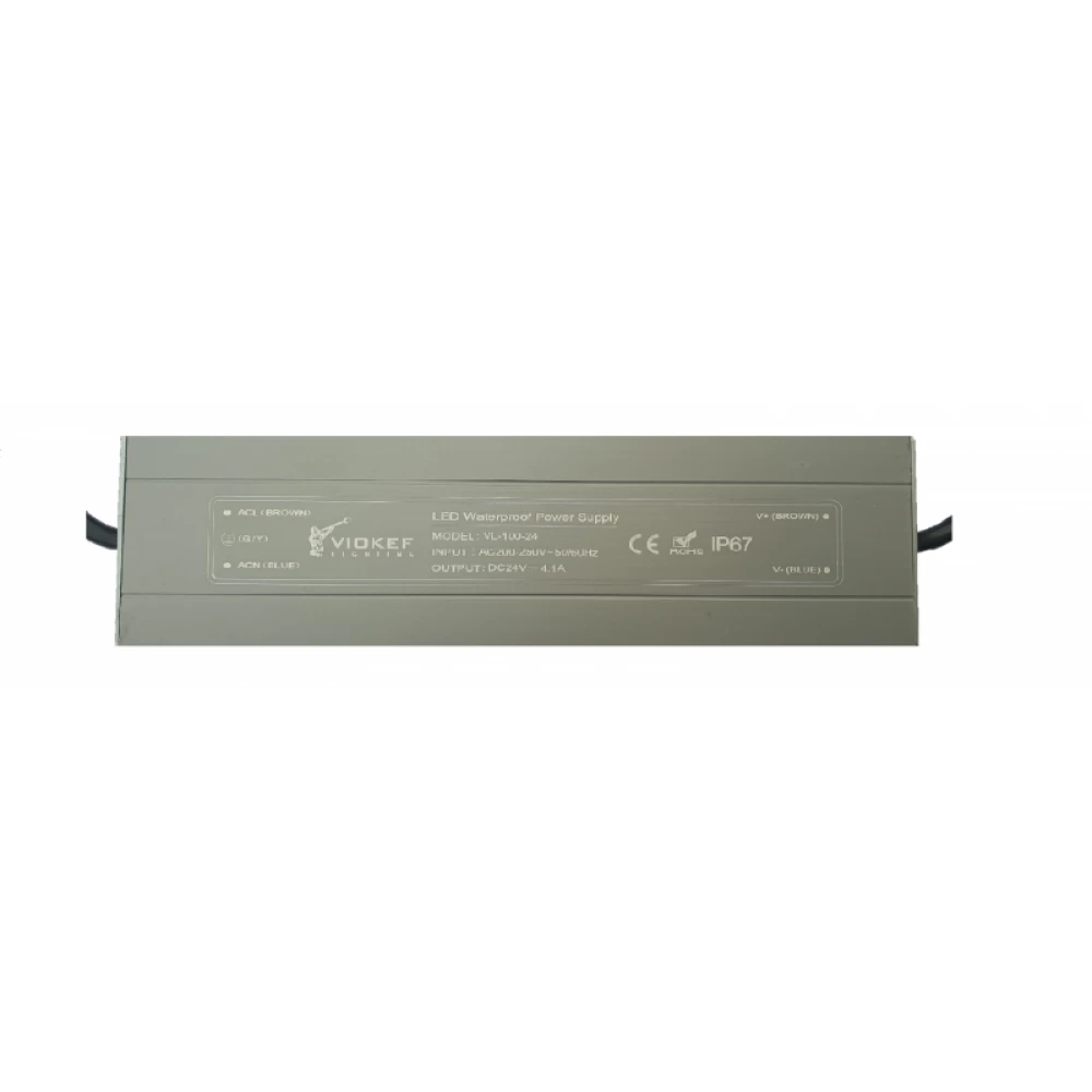 Power supply 24VDC 100W IP67 On-Off VIOKEF
