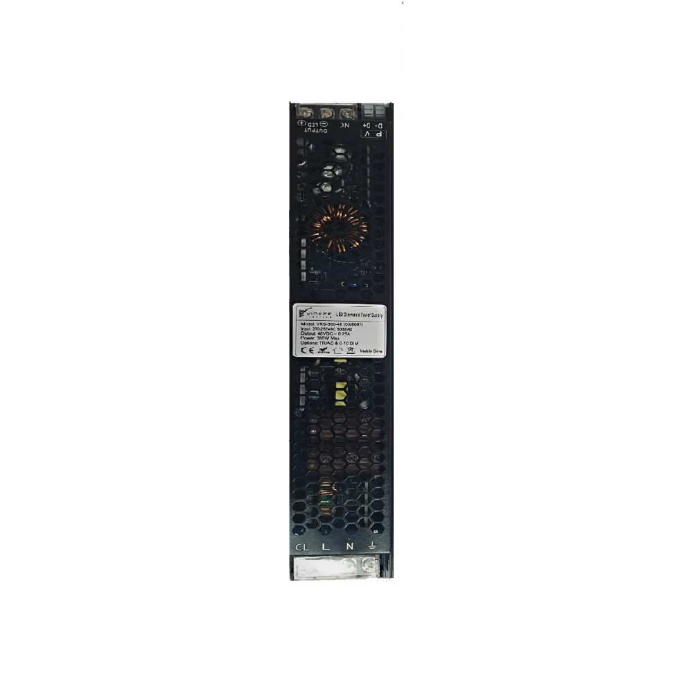 Power supply 48VDC 300W IP20 Triac & 0-10 Dim - Viokef